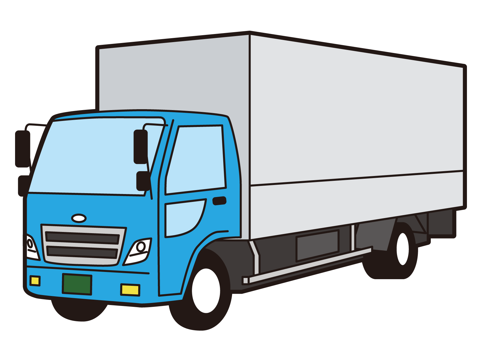 トラックのイラスト